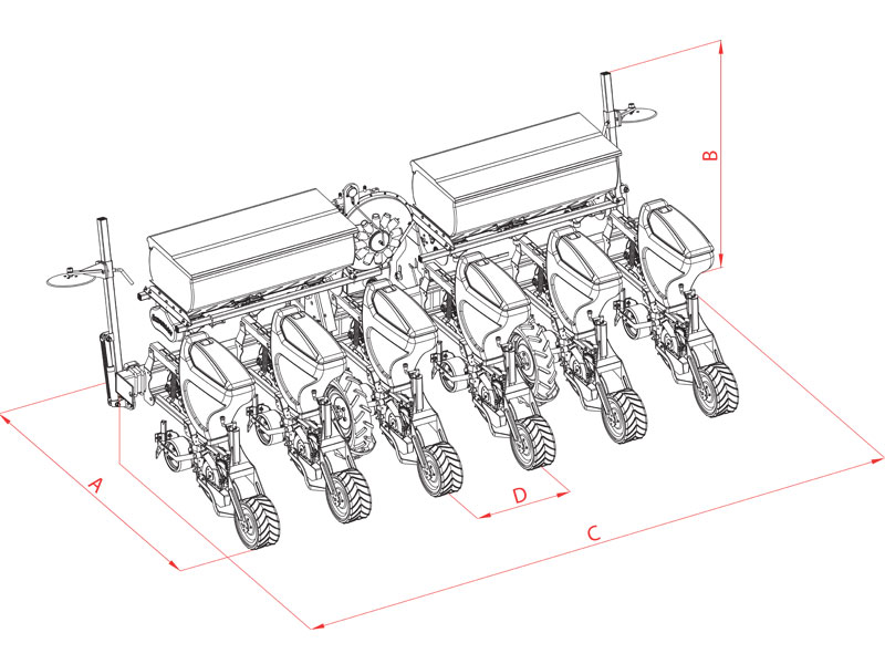 PNEUMATIC SEEDER (TINE SHARED) HVM